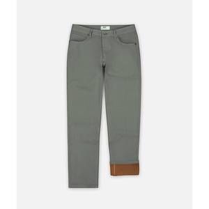 NEW JETTY men's mariner flannel lined pants in agave